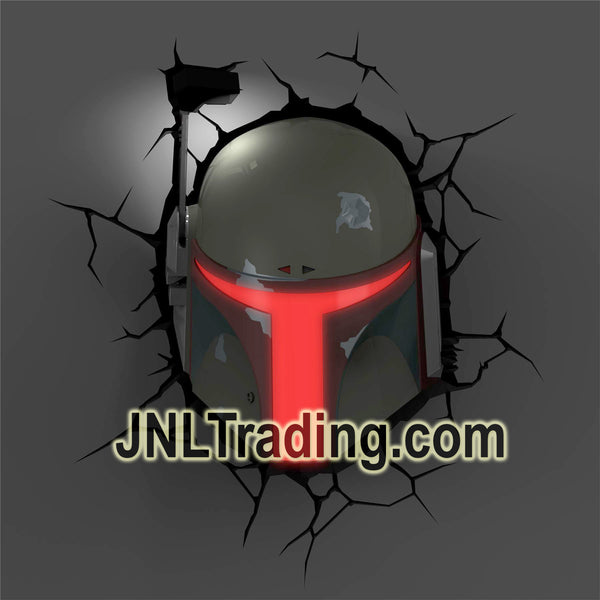 3DLightFX Star Wars Series Battery Operated 3D Deco Night Light BOBA JNL Trading