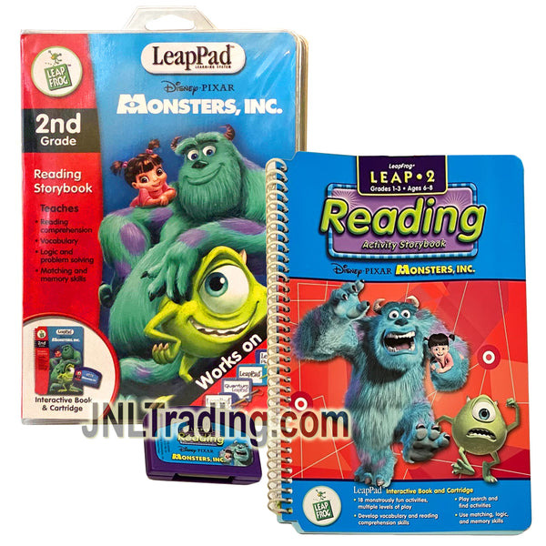 leappad monsters inc Year 2001 LeapPad Learning System 2nd Grade Interactive Book and Cartridge