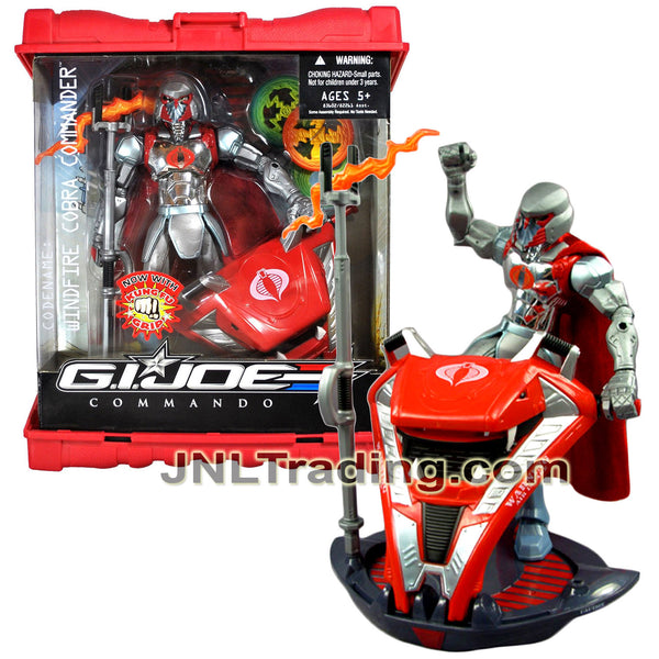 Year 2007 GI JOE Commando Series 8 Inch Figure - WINDFIRE COBRA