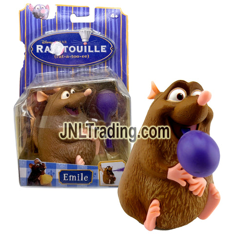 Year 2006 Disney Pixar Ratatouille Movie Series 4 Inch Figure - EMILE with Grape Missile