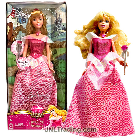 Year 2006 Disney Gem Princess Series 12 Inch Doll - SLEEPING BEAUTY AURORA K6927 with Tiara, Necklace and Scepter