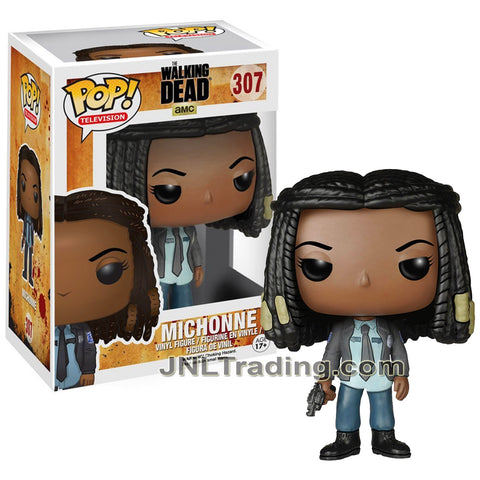 Funko Year 2015 Pop! Television AMC The Walking Dead Series 4 Inch Tall Vinyl Bobble Head Figure #307 - MICHONNE with Gun