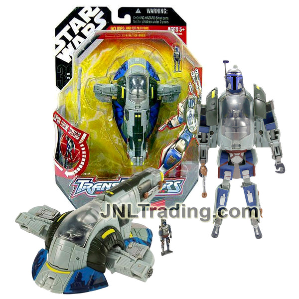 Year 2007 Star Wars Transformers Series 7 Inch Tall Figure