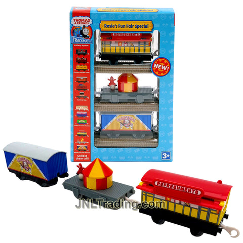 Year 2008 Thomas and Friends Trackmaster Train Cars - ROSIE'S FUN FAIR SPECIAL