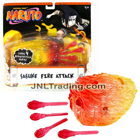 Year 2006 Shonen Jump's Naruto Series Weapon Accessory Set - SASUKE FIRE ATTACK with 4 Blowjectile Darts