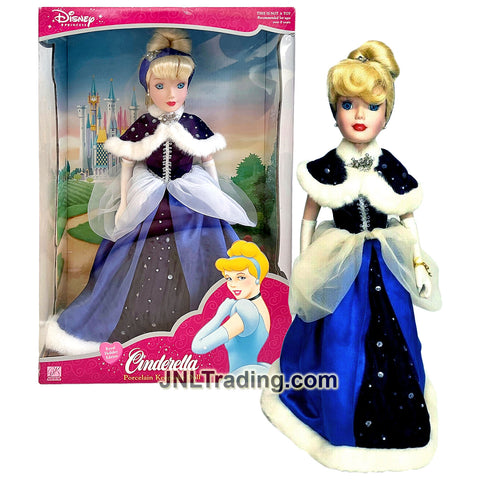 Year 2003 Brass Key Keepsakes 15 Inch Porcelain Doll Collection - Royal Holiday Edition CINDERELLA