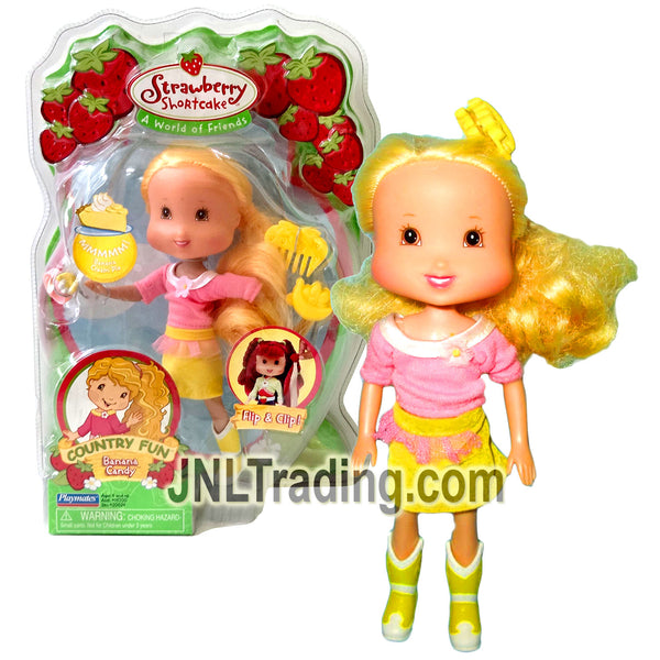 とっても大きなカントリードールペアenfant Year 2007 Strawberry Shortcake Country Fun Series 7 Inch Doll