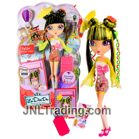 Year 2012 La Dee Da Runway Vacay Series 10 Inch Doll - TYLIE with Suitcase and Doll Stand