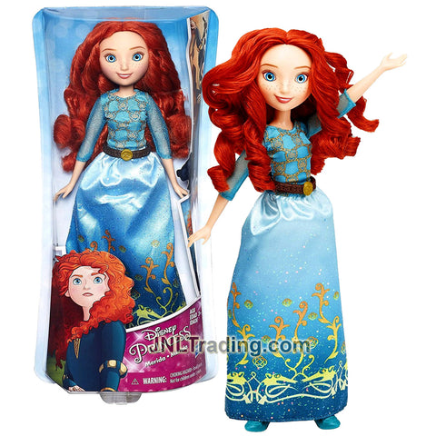 Year 2015 Disney Princess Royal Shimmer Series 12 Inch Doll Set - MERIDA with Belt