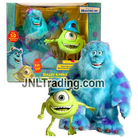 Disney Pixar Monsters Inc Movie Series SULLEY & MIKE Scare Training Interactive Buddies with Monstrous Animated Actions
