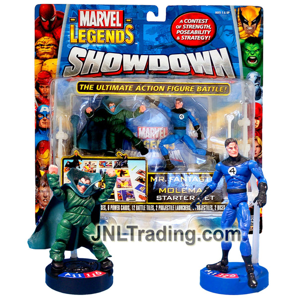 Year 2006 Marvel Legends Showdown Figure Set : MR FANTASTIC (Black