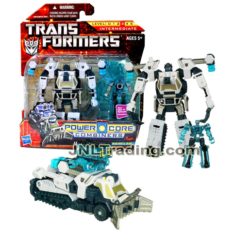 Year 2010 Transformer Power Core Combiners Figure Set - Commander Class Decepticon ICEPICK (Half-Track) with Mini-Con CHAINCLAW (Missile Turret)