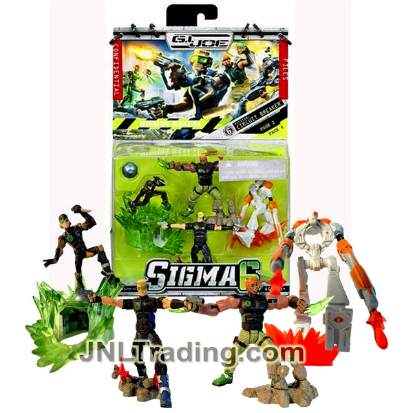 Year 2006 GI JOE Sigma 6 Mission Manual Series 2.5 Inch Tall