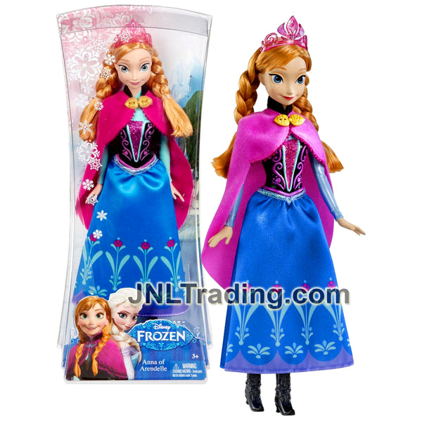 Year 2013 Disney Frozen Movie Series 12 Inch Doll - ANNA of
