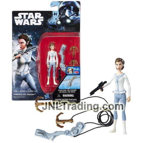 Year 2016 Star Wars Rebels Series 3.5 Inch Figure - PRINCESS LEIA ORGANA with Blaster Gun and Zip Line Pack