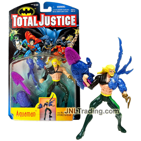 Year 1996 Batman Total Justice Series Inch Tall Figure AQUAMAN