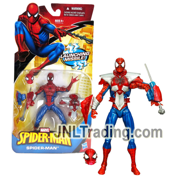 Year 2010 Marvel SpiderMan Series 6 Inch Figure : SPIDER-MAN