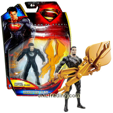 Year 2013 Superman Man of Steel Movie Series 4 Inch Tall Action Figure - DEMOLITION CLAW GENERAL ZOD with Capture Claw