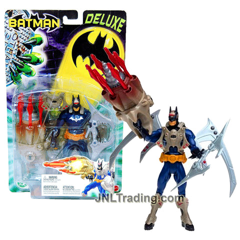 Year 2003 Batman Animated Deluxe Series 6 Inch Figure - DRILL CANNON BATMAN C0053 with Missiles, Battle Wings and Claw