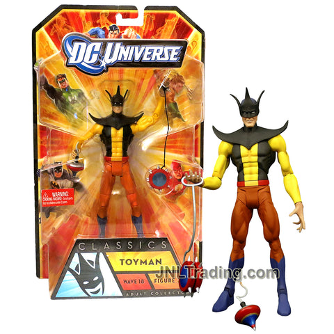 Year 2011 DC Universe Wave 18 Classics Series 7 Inch Tall Figure Set #3 - TOYMAN with Spintop Bomb, Spiked Yoyo and APACHE CHIEF's Right Arm