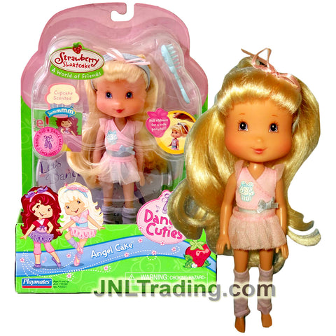 Year 2007 Strawberry Shortcake Dancin' Cuties Series 7 Inch Doll - ANGEL CAKE with Cake Scent