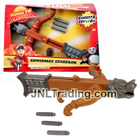 Year 2007 Dreamworks Kung Fu Panda Movie Series COMMANDER CROSSBOW with 3 Foam Darts