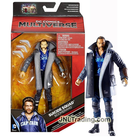 Year 2016 DC Comics Multiverse Croc Series 6 Inch Tall Figure - Suicide Squad BOOMERANG with 3 Boomerangs Plus Croc's Left Hand