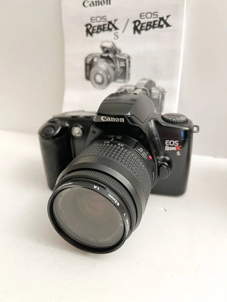 Canon EOS Rebel Xs 35mm SLR Camera +35-80mm Lens Vintage 90's