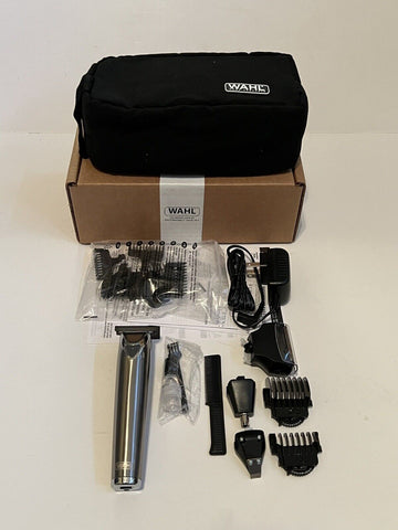 Wahl Stainless Steel Lithium Ion 2.0+ Beard Shaver Trimmer Grooming 09864-SS