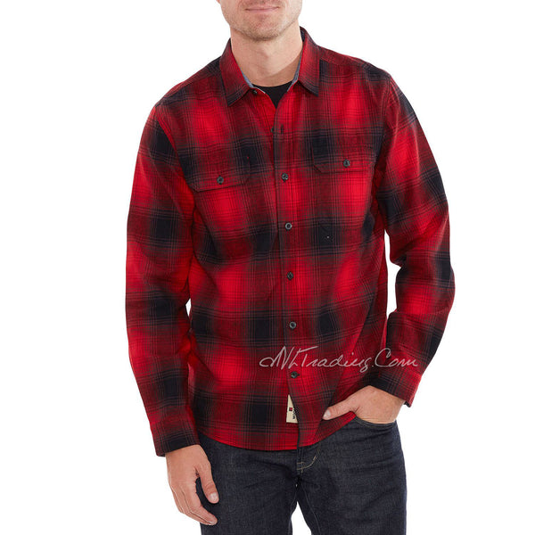 Woolrich Classic Fit Flannel Premium Cotton Men's Shi – Trading