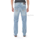 Axel Men's Slim Boot Cut Jeans Stretch Denim Pants