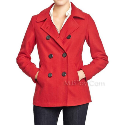 NWT Old Navy Women s Classic Wool Blend Peacoats Coat Winter Jacket 4 JNL Trading