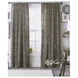 Threshold One Cotton Panel Window Treatment Black Diamond Print Curtain 54x84"