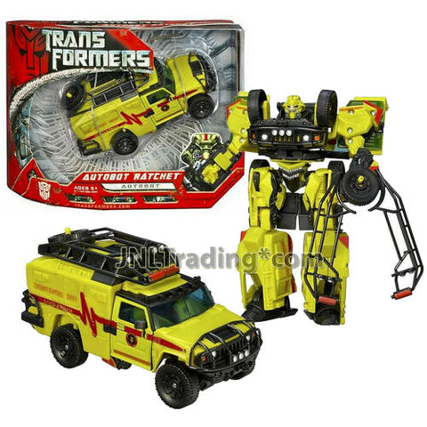 Year 2006 Hasbro Transformers 1st Movie Voyager Class 7" Figure AUTOBOT RATCHET