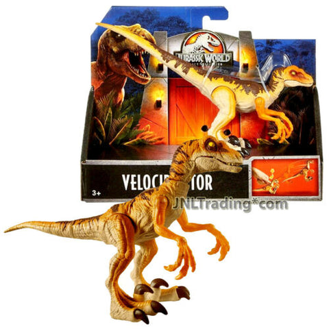 Year 2017 Jurassic World 8 Inch Long Dinosaur Figure - VELOCIRAPTOR