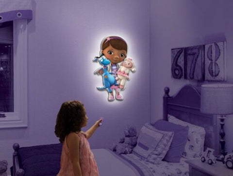 Wall Friends Disney Doc McStuffins Talking Room Light Interactive Wall Character