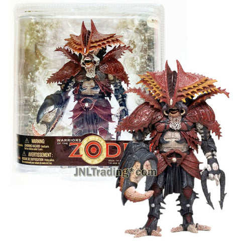 Year 2008 McFarlane's Toys Warriors of the Zodiac 6-1/2 Inch Tall Figure CANCER