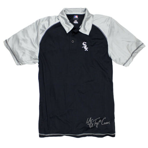NWT Chicago White Sox Major League Baseball Men's Light POLO Mesh Shirt MLB S/L