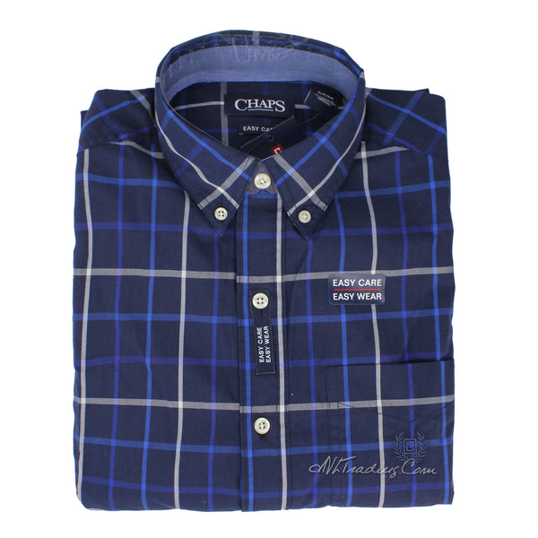Chaps by Ralph Lauren Men's Easy Care Long Sleeve Classic Plaid Woven Shirt Green / 3XL Chaps by Ralph Lauren Men's Easy Care Long Sleeve Classic Plaid Woven Shirt Green / 3XL