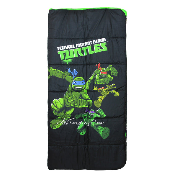 TMNT タートルズ 寝袋 Teenage Mutant Ninja Turtle TMNT Youth Sleeping Bag Full Length