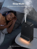 TAOTRONICS 6L Ultrasonic Cool Mist Humidifier w Humidistat LED Display Black