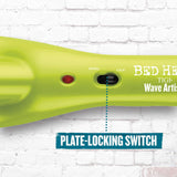 BedHead Wave Artist Ceramic Deep Hair Waver Combat Frizz Add Massive Shine-Green (OPEN BOX)