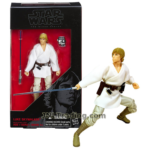 Star Wars Year 2015 The Black Series 6 Inch Tall Figure #21 - LUKE SKYWALKER B6332 with Lightsaber and Binoculars