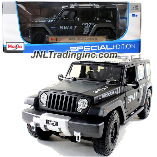 Maisto Special Edition Series 1:18 Scale Die Cast Car - Black SWAT