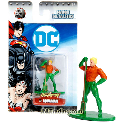 Jada Toys DC Comics Nano Metalfigs Series 2 Inch Tall Die Cast Metal Figure - DC9 AQUAMAN