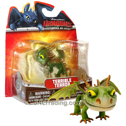 Year 2013 DRAGONS - Defenders of Berk Movie Series 3 Inch Long Dragon Figure - TERRIBLE TERROR