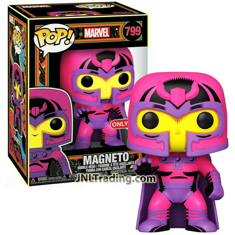 FUNKO POP! Marvel Series Exclusive 4 Inch Tall Bobble-Head Figure #799 - MAGNETO