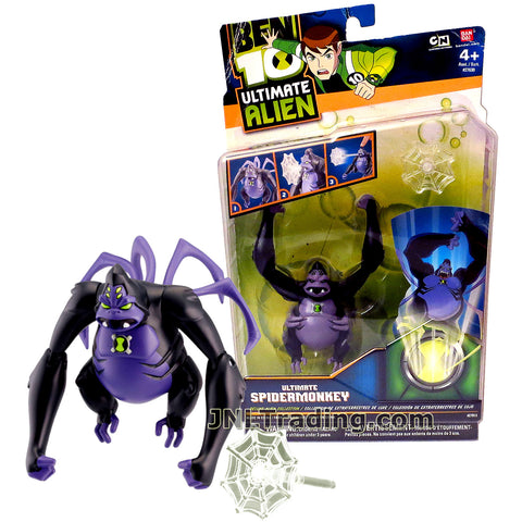 Cartoon Network Year 2010 Ben 10 Ultimate Alien Series 3 Inch Tall Figure - Ultimate SPIDERMONKEY with Web Launcher and 1 Web Missile