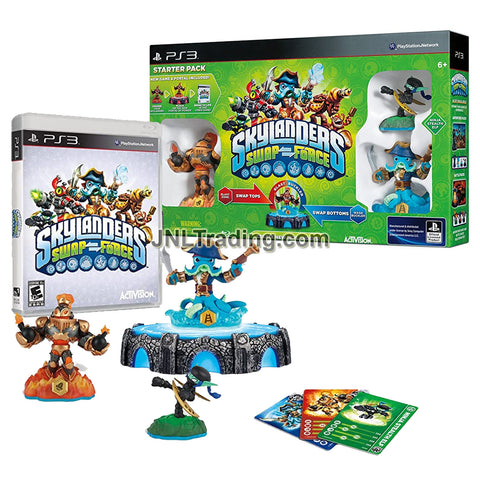 Activision Skylanders SWAP Force Starter Pack PS3 with Wash Buckler, Blast Zone and Ninja Stealth Elf