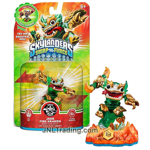 Activision Skylanders Swap Force Series 3 Inch Figure : Burn to Be Wild! JADE FIRE KRAKEN